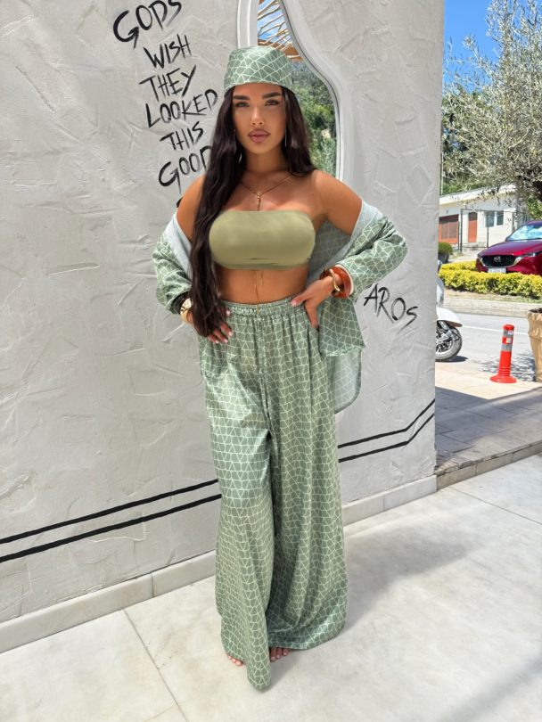 Pantaloni Viral Olive Breeze