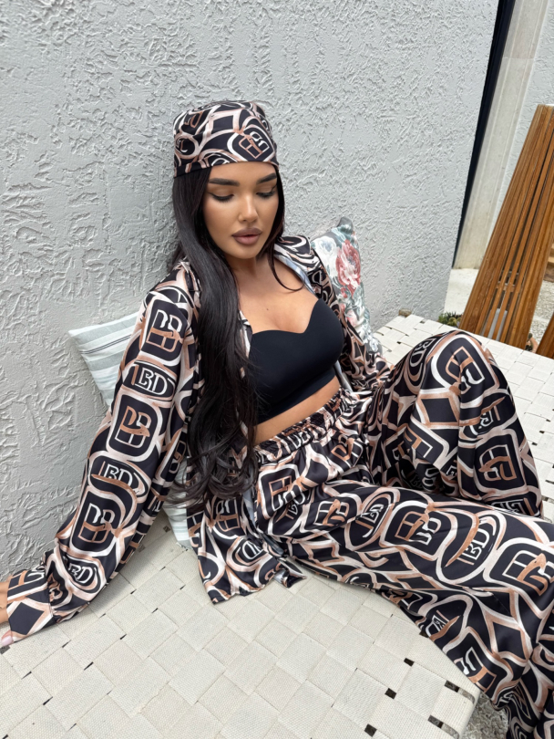 Set cămașă și batic Via Amalfi Black