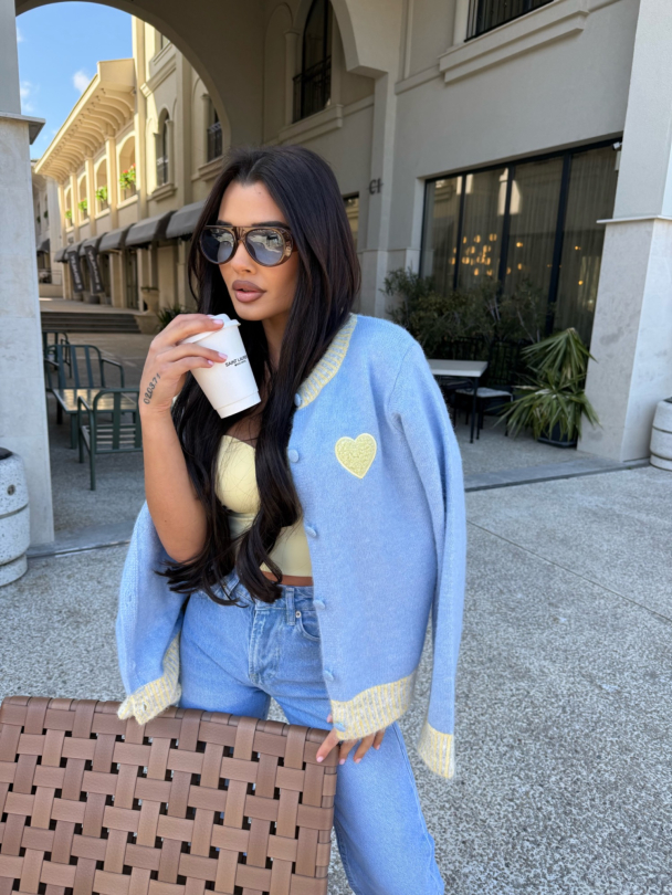 Cardigan Lavs Baby Blue