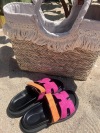Papuci Hera Orange - Fuchsia