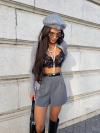 Pantaloni scurti Alix Grey