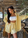 Pantaloni scurti Escape Mode Butter Yellow