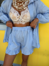 Pantaloni scurți Monroe Sky Blue 
