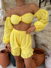 Pantaloni scurți San Domenico Limoncello