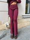 Pantaloni Addison Burgundy