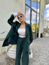 Pantaloni Amadora Emerald Green
