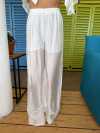 Pantaloni Besons White