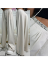 Pantaloni Button Ivory