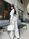 Pantaloni Madelina Oat Milk