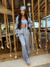 Pantaloni Porto Bellina Dusty Blue