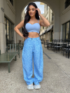 Pantaloni Tukeny Blue