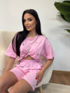Pantaloni Kotto Baby Pink