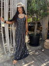 Rochie Berella Polka Black