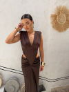 Rochie Corinna Dark Chocolate