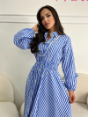 Rochie Danna Blue- White