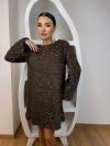 Rochie Mental Long Chocolate