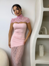 Rochie Meriems Long Pink