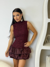 Rochie Mundo Burgundy