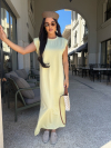 Rochie Palermon Butter Yellow