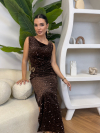Rochie Sparkling Vibes Chocolate