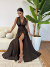 Rochie Timeless Sheen Dark Chocolate
