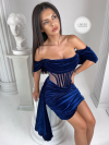 Rochie Velvet Blue