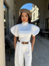 Set de maiou și top Karimea White