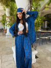 Set cămașă și eșarfă Lambadas Oldy Blue