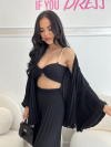 Set de top și jachetă Azzures Black