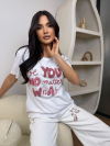 Tricou Be You White