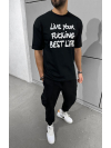 Tricou Best Life Black