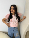 Tricou Lace Fantasy Pink