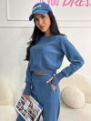 Top Madelina Ocean Blue