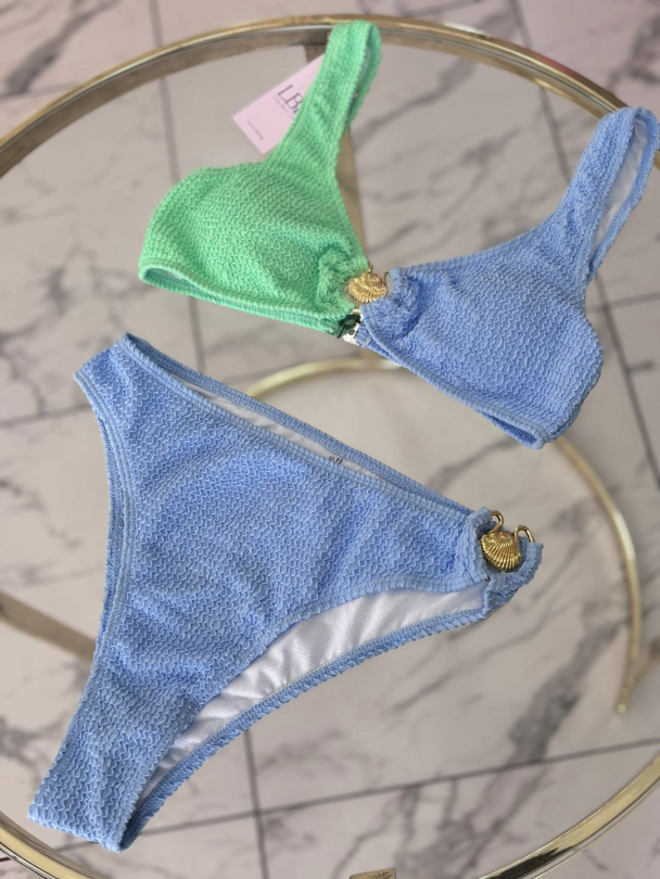 Top costume de baie Shely Blue-Mint