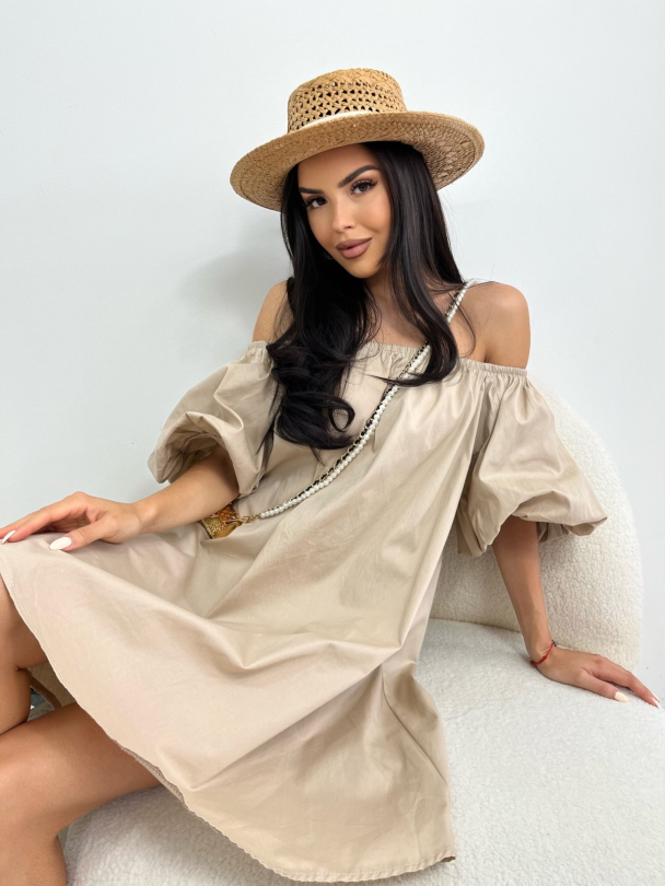 Rochie Cotton Touch Nude
