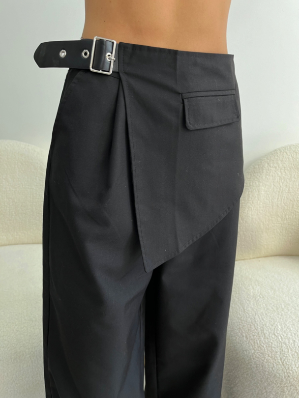 Pantaloni Monte Black