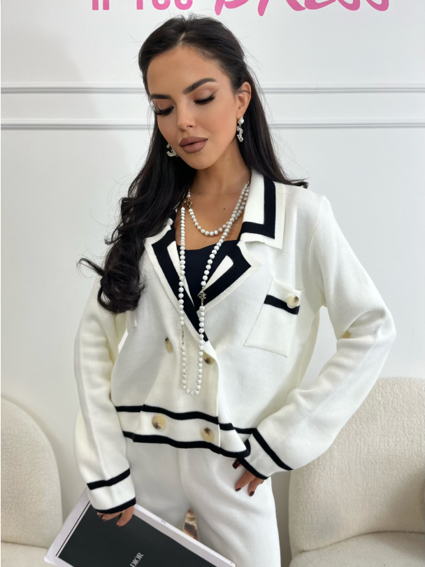 Cardigan Morina White