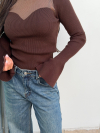 Bluza Suede Chocolate