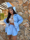 Pantaloni scurți Capella Blue Gelato
