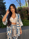 Kimono Chains Dark Blue