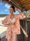 Kimono Meliorra Satin Orange