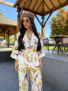 Kimono Tulips Butter Yellow