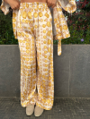 Pantaloni Chains Butter Yellow