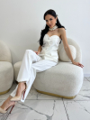 Pantaloni Dengo Bianco