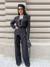 Pantaloni Donald Black