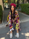 Pantaloni Editor Merlot