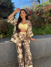 Pantaloni Haya Butter Yellow