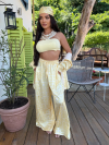 Pantaloni Lambadas Butter Yellow