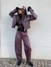 Pantaloni Notto Burgundy
