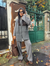 Pantaloni tricotați Movena Grey